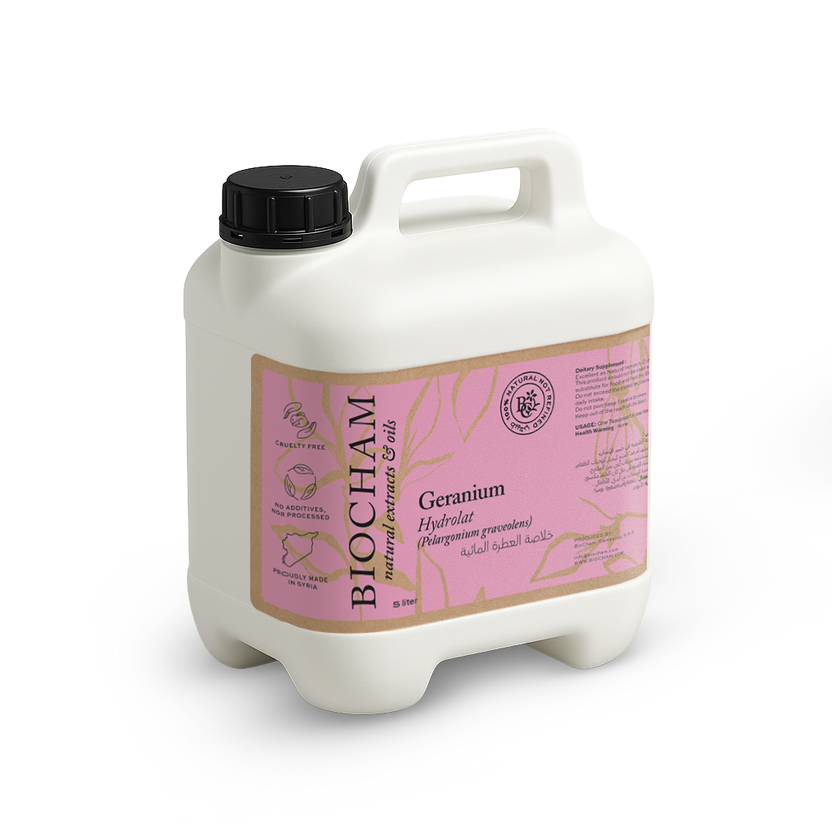 Geranium Hydrolat (Bulk) – BioCham Natural oils & extracts