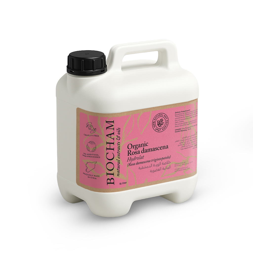 Organic Rosa Damascena Hydrolat (Bulk)